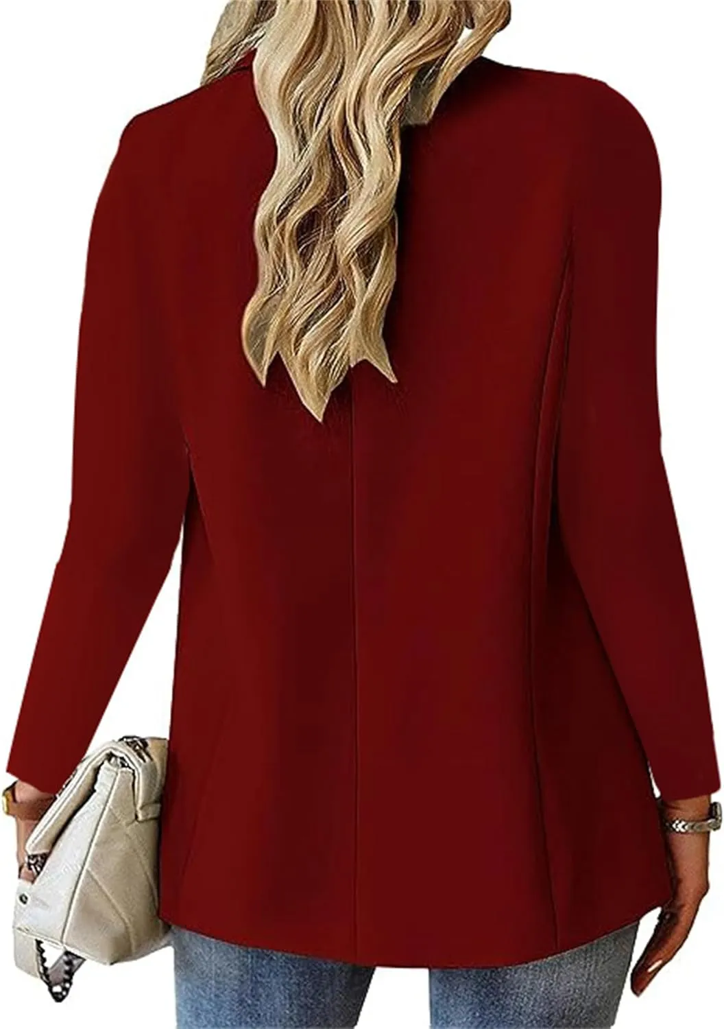 Blazers for Women Business Casual Long Sleeve Jackets Work Casual Blazer Suit Lightweight Elegant Open Front Jacket