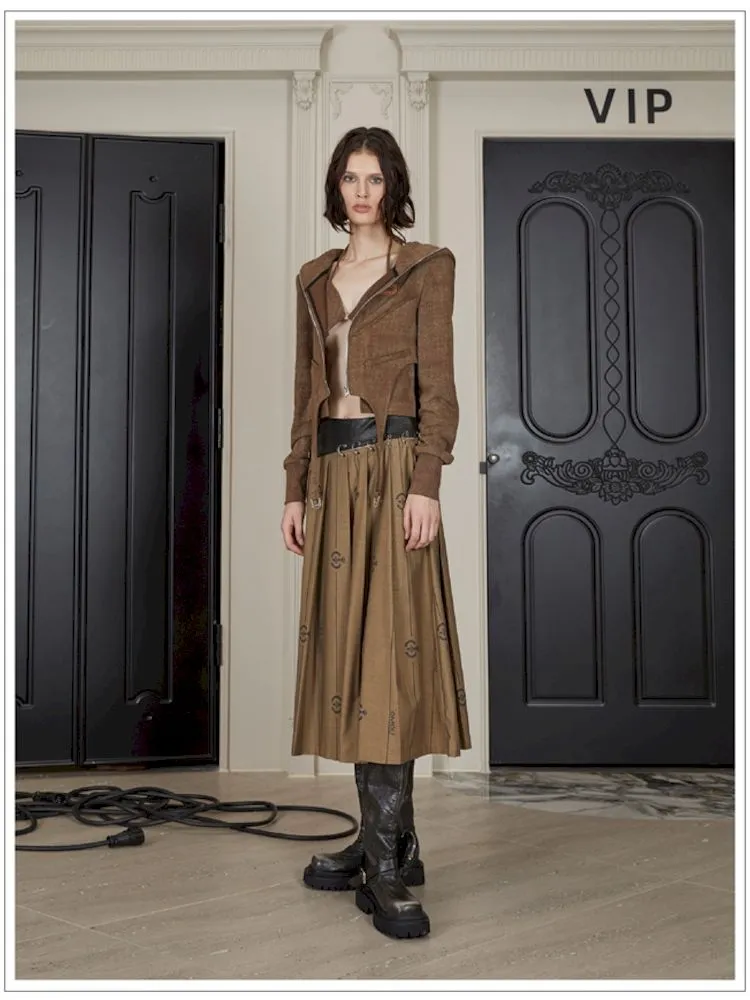 Half-body Pleated Skirt【s0000006791】