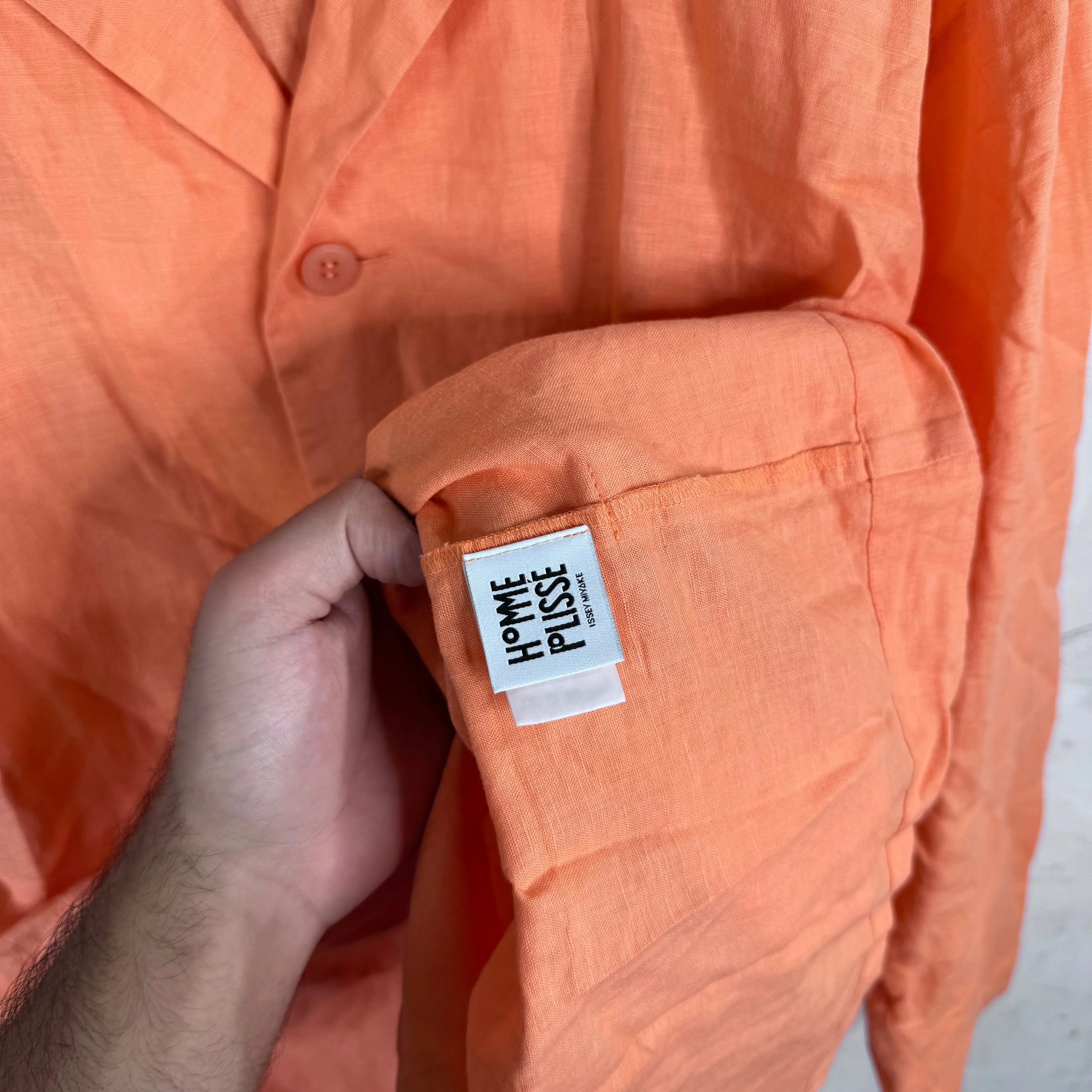 Issey Miyake Homme Plisse Linen Shirt