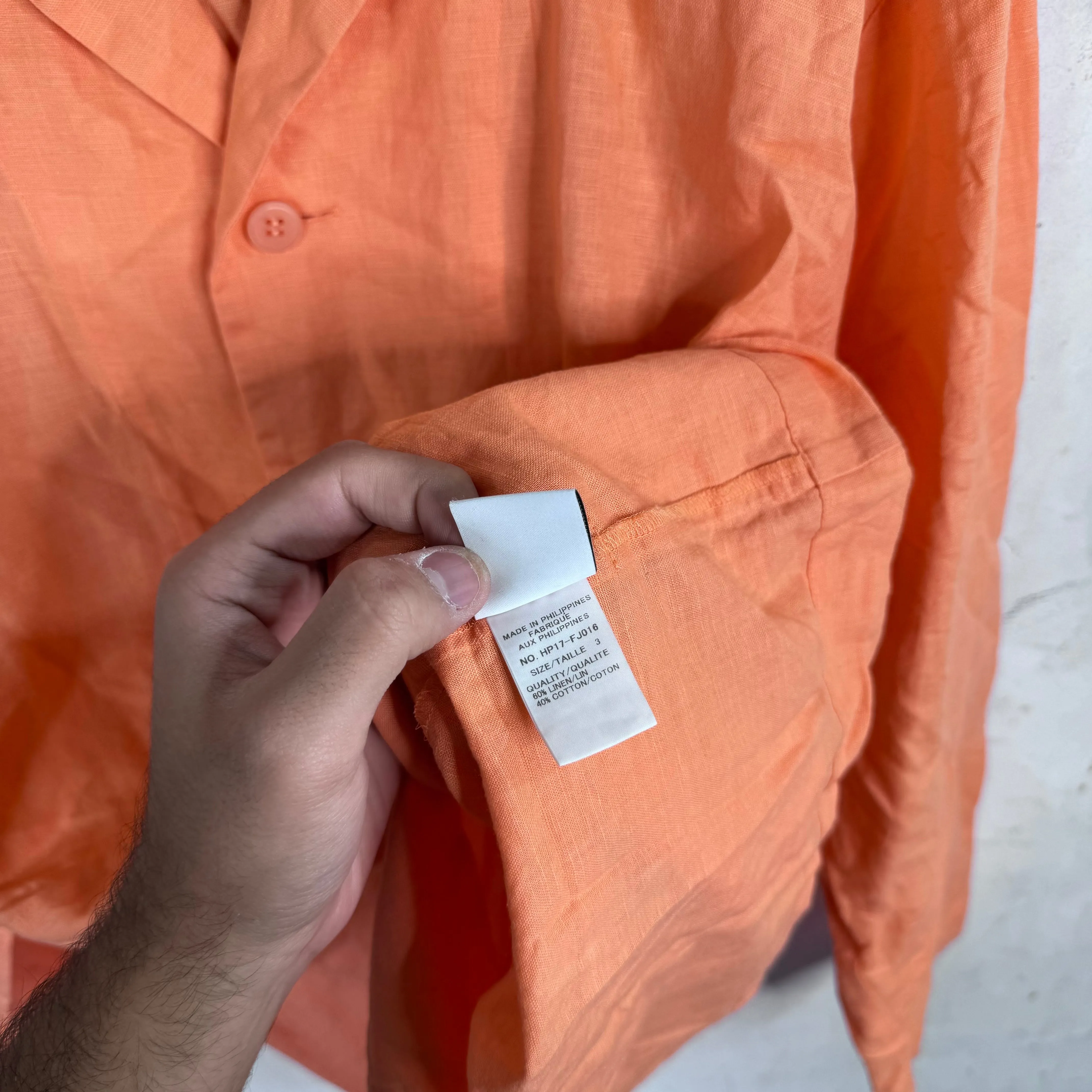 Issey Miyake Homme Plisse Linen Shirt