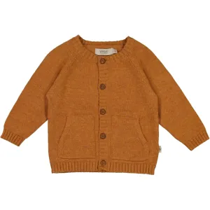 Knit Cardigan Classic - cinnamon melange