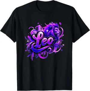 Leo Zodiac Sign Astrology Shirt Leo Birthday T-Shirt
