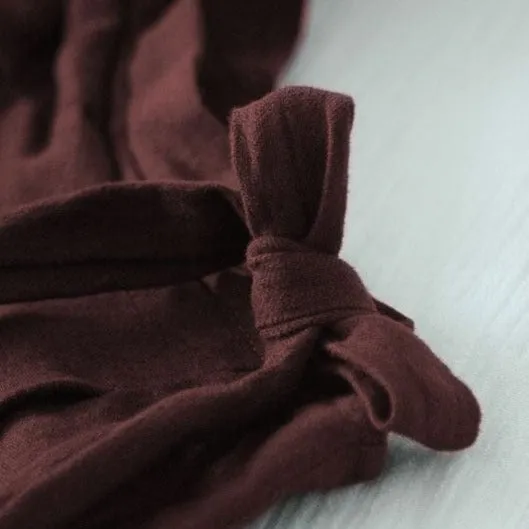 Oversized Wide Leg Linen Pants | Lotus