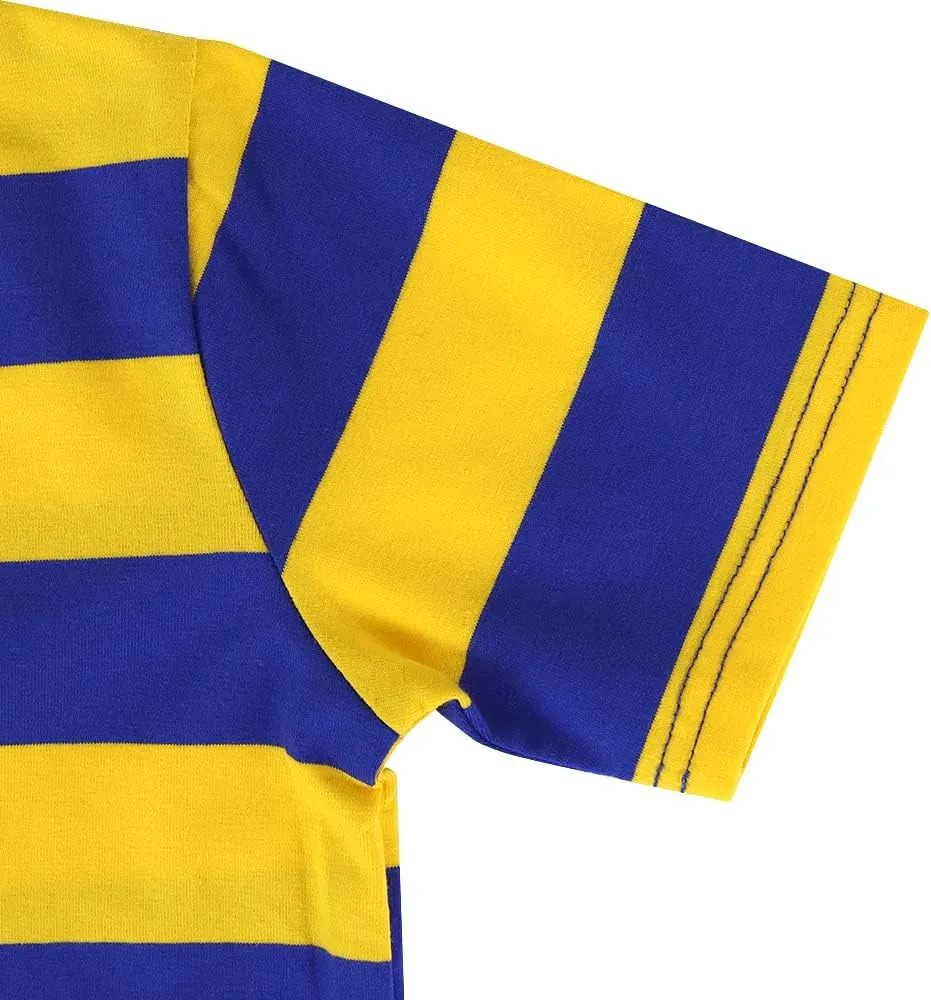 Spring&Gege Boys Short Sleeve Striped Cotton Crew Neck T-Shirt