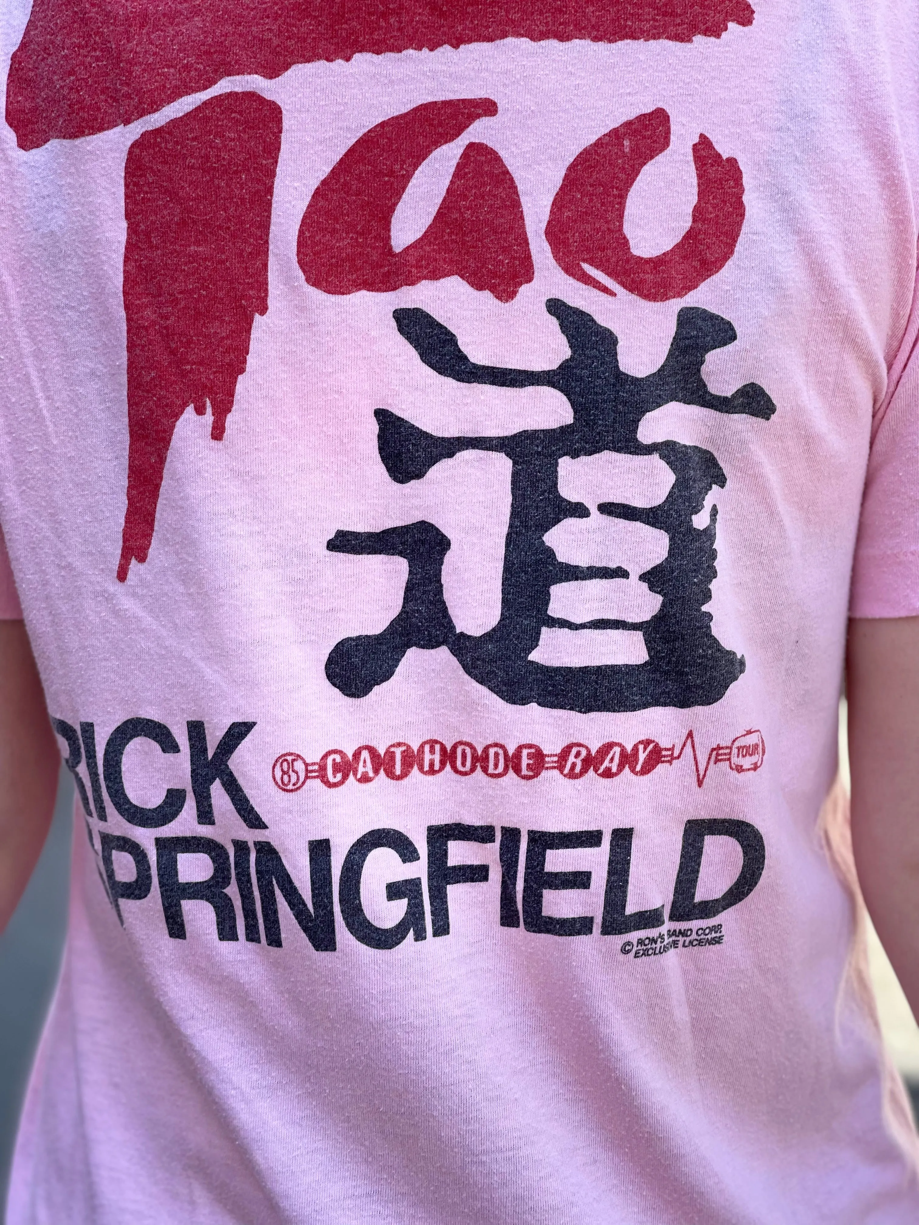 Vintage 1985 Rick Springfield Tour T-shirt
